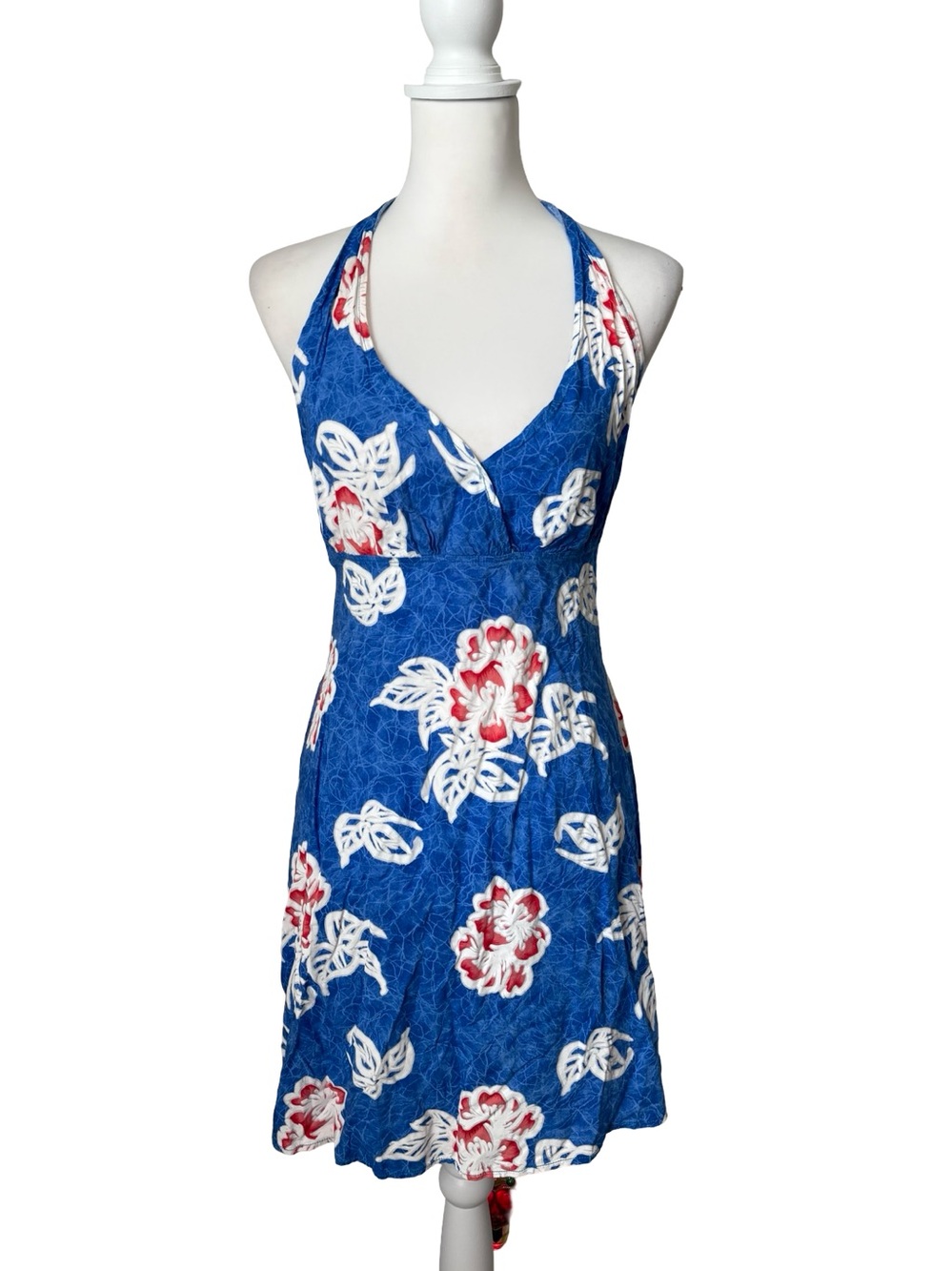 Costal Floral Halter Dress
